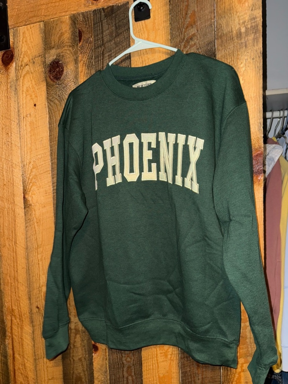 Phoenix Crew Sweatshirt in Forest Green